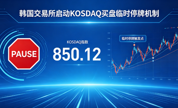 韩国KOSDAQ推出买盘临时停牌机制