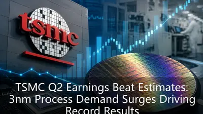 TSMC Q2 Earnings Beat Estimates: 3nm Process Demand Surges Driving Record Results