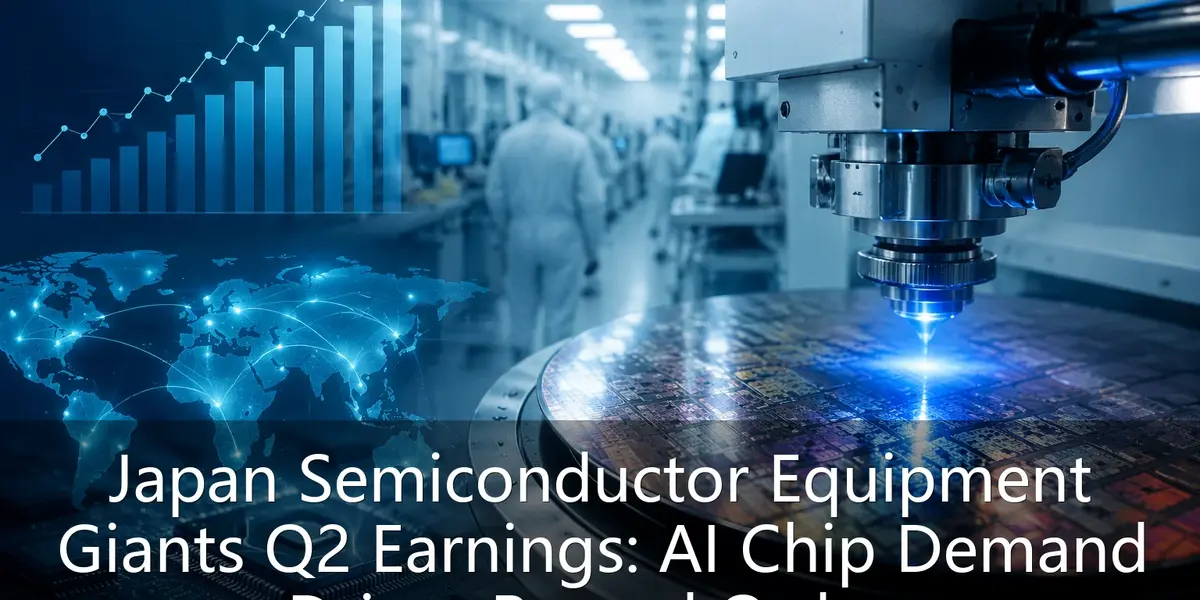 Japan Semiconductor Equipment Giants Q2 Earnings: AI Chip Demand Drives Record Orders