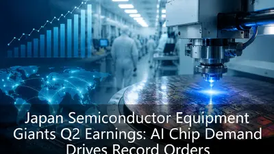 Japan Semiconductor Equipment Giants Q2 Earnings: AI Chip Demand Drives Record Orders
