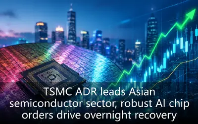 TSMC ADR leads Asian semiconductor sector, robust AI chip orders drive overnight recovery
