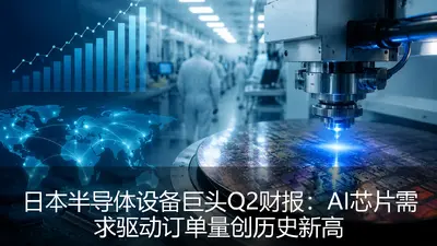 日本半导体设备巨头Q2财报：AI芯片需求驱动订单量创历史新高