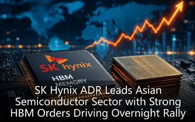 SK Hynix ADR Leads Asian Semiconductor Sector with Strong HBM Orders Driving Overnight Rally