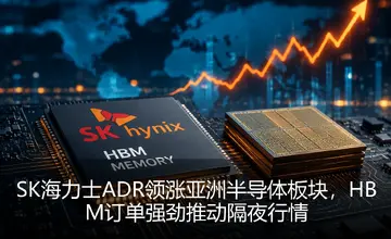SK海力士ADR领涨亚洲半导体板块，HBM订单强劲推动隔夜行情
