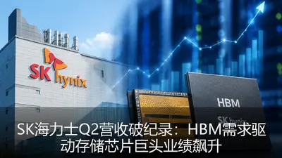 SK海力士Q2营收破纪录：HBM需求驱动存储芯片巨头业绩飙升