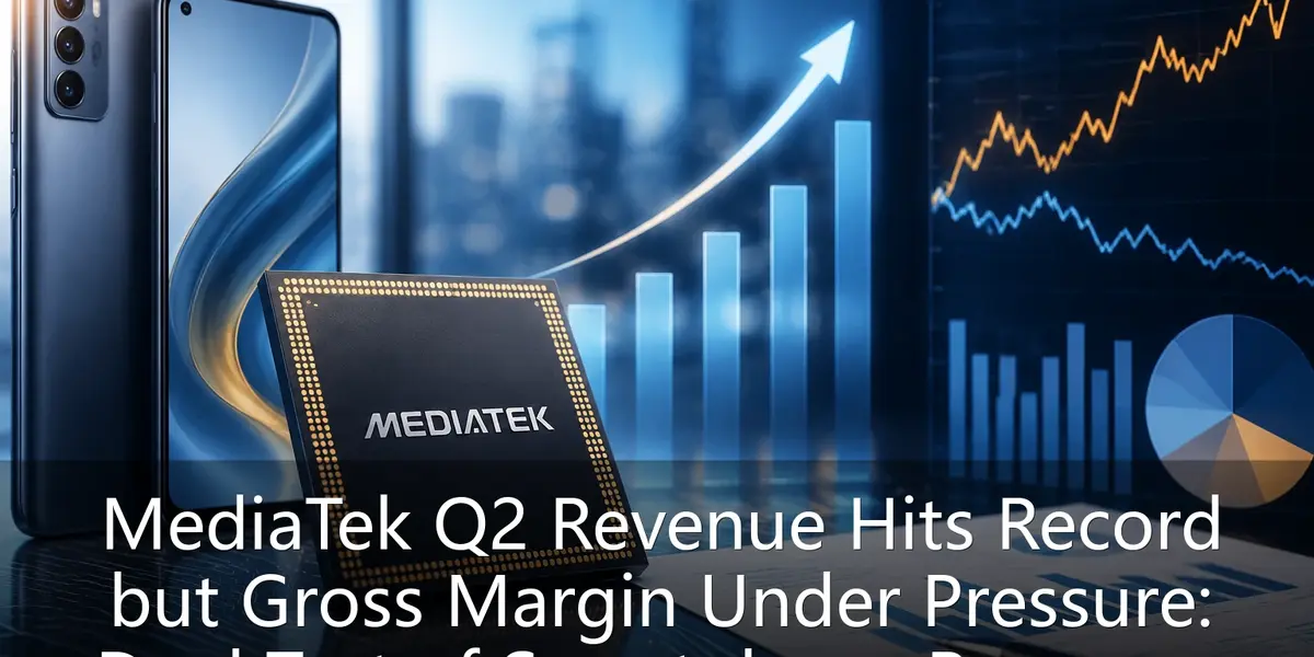 MediaTek Q2 Revenue Hits Record but Gross Margin Under Pressure: Dual Test of Smartphone Recovery and Intensified Competition