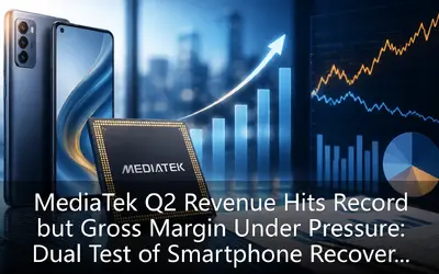MediaTek Q2 Revenue Hits Record but Gross Margin Under Pressure: Dual Test of Smartphone Recovery and Intensified Competition