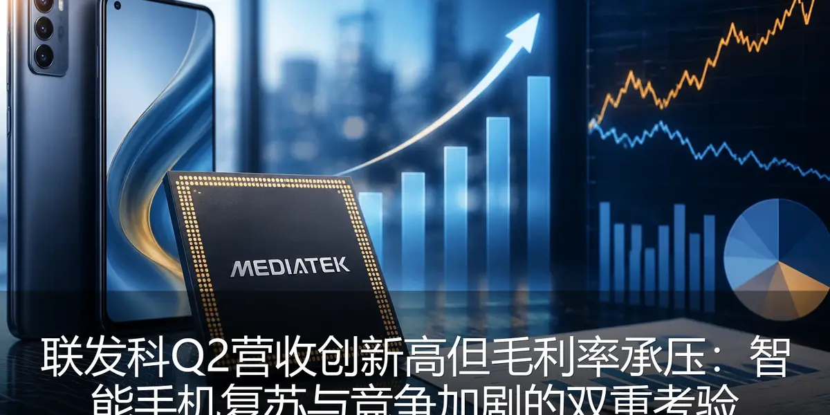 联发科Q2营收创新高但毛利率承压：智能手机复苏与竞争加剧的双重考验