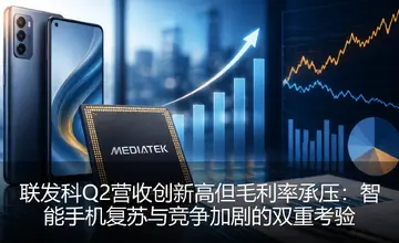 联发科Q2营收创新高但毛利率承压：智能手机复苏与竞争加剧的双重考验