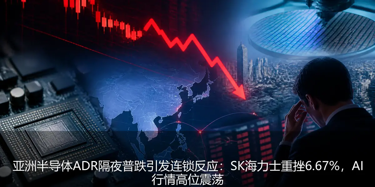 亚洲半导体ADR隔夜普跌引发连锁反应：SK海力士重挫6.67%，AI行情高位震荡