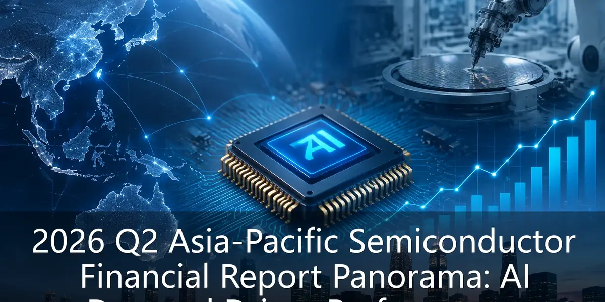 2026 Q2 Asia-Pacific Semiconductor Financial Report Panorama: AI Demand Drives Performance Diversification, Industrial Chain Restructuring
