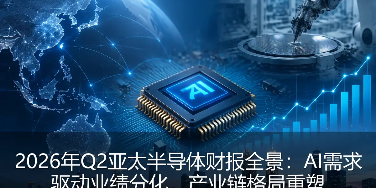 2026年Q2亚太半导体财报全景：AI需求驱动业绩分化，产业链格局重塑