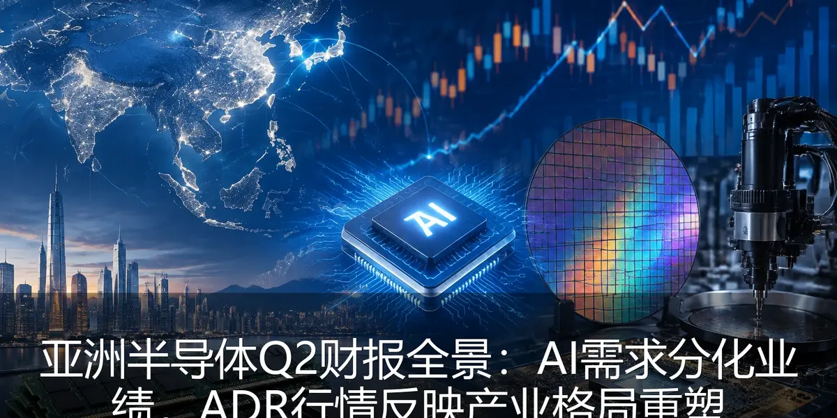 亚洲半导体Q2财报全景：AI需求分化业绩，ADR行情反映产业格局重塑