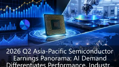 2026 Q2 Asia-Pacific Semiconductor Earnings Panorama: AI Demand Differentiates Performance, Industry Chain Restructuring