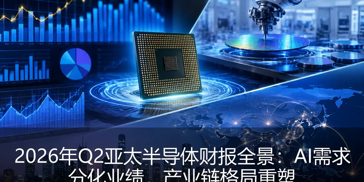 2026年Q2亚太半导体财报全景：AI需求分化业绩，产业链格局重塑