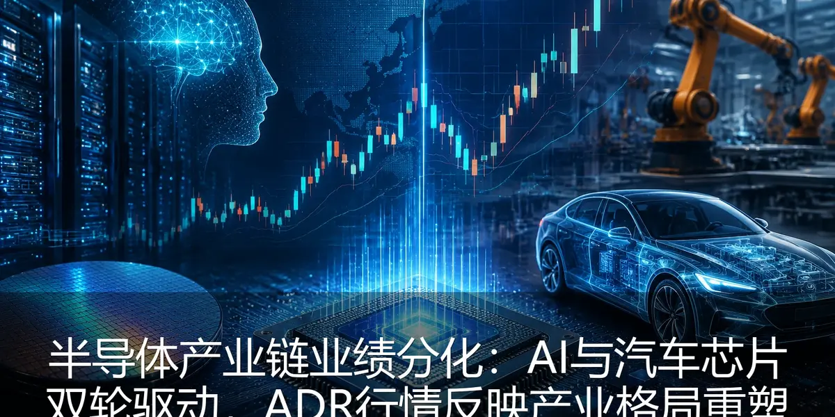 半导体产业链业绩分化：AI与汽车芯片双轮驱动，ADR行情反映产业格局重塑