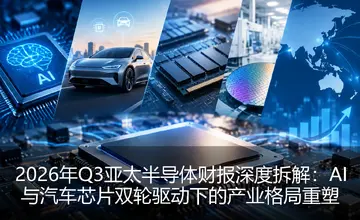 2026年Q3亚太半导体财报深度拆解：AI与汽车芯片双轮驱动下的产业格局重塑